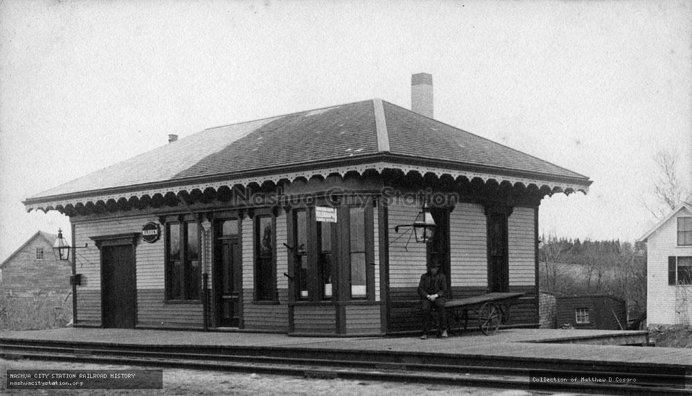 Postcard: Warren station